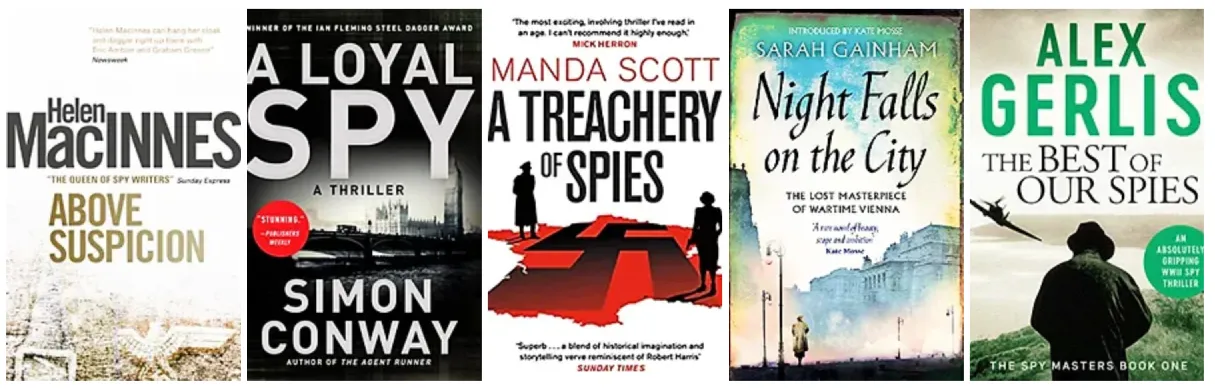 SPYSCAPE Top 50 Spy Novels including A Treachery of Spies