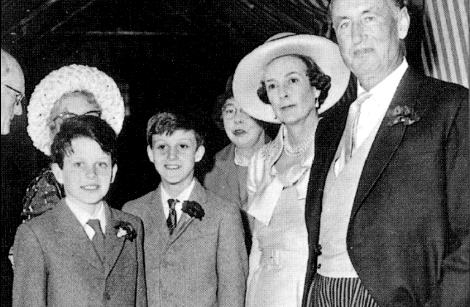 Ian Fleming and his family