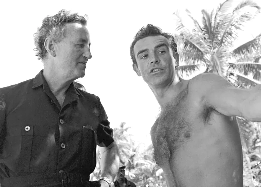 Ian Fleming and Sean Connery