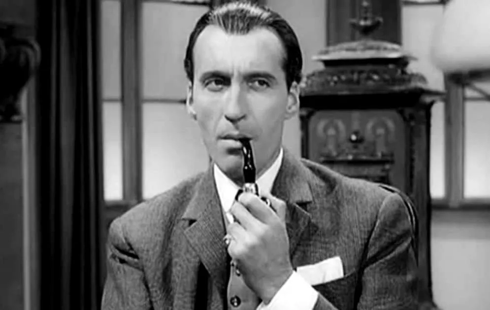 Christopher Lee as Sherlock Holmes