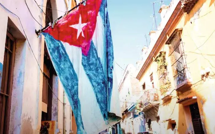 Cuba and the Cuban flag