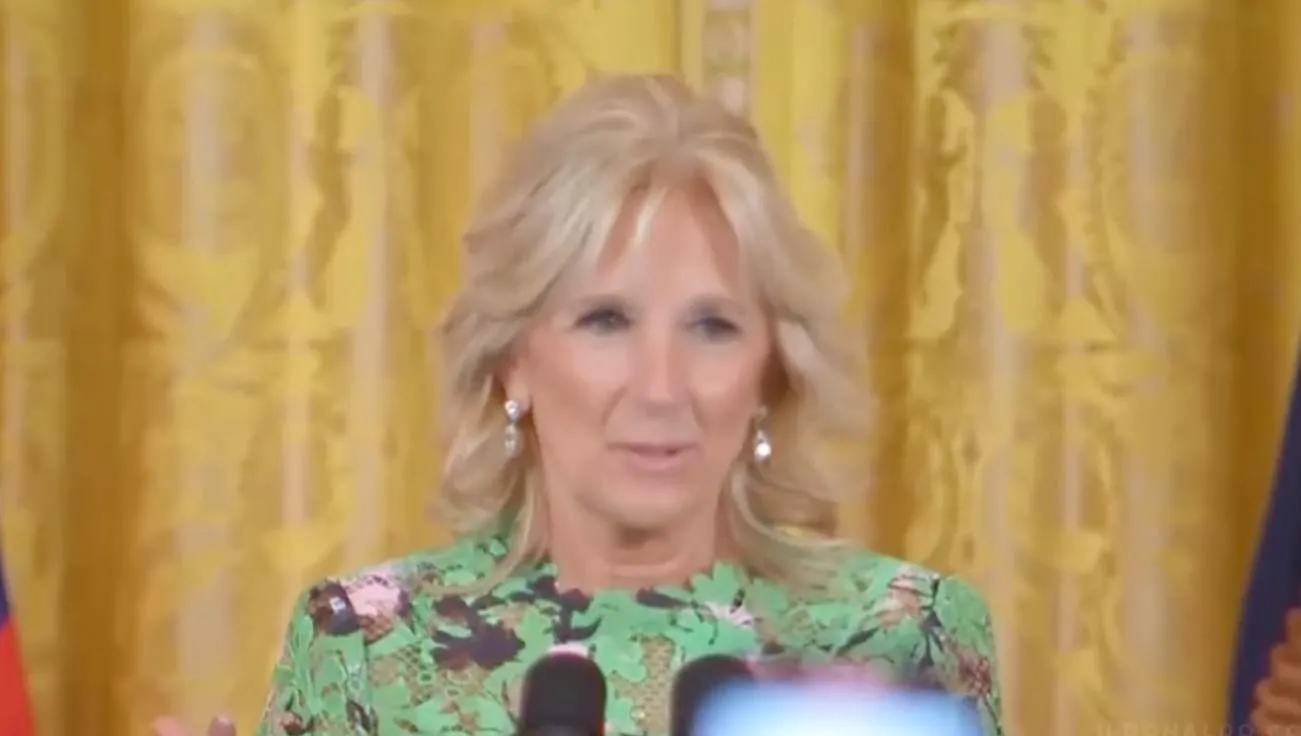 Jill Biden - audio was replaced during her speech