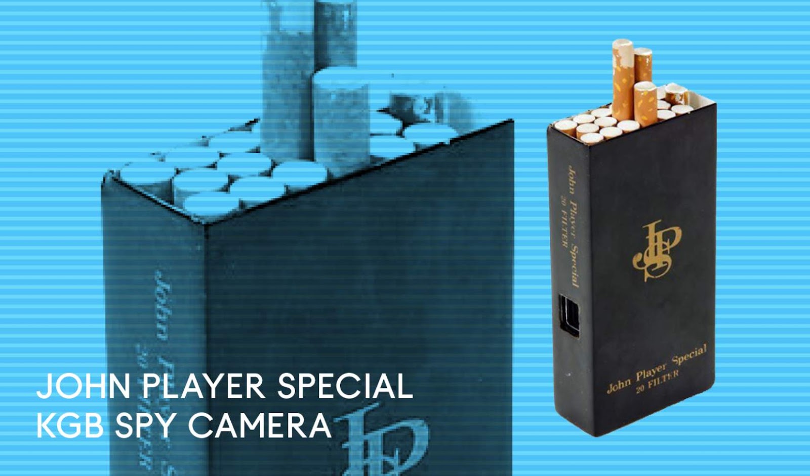 KGB Cigarette package hiding a camera