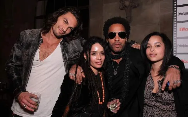 The Kravitz family and Jason Maoma