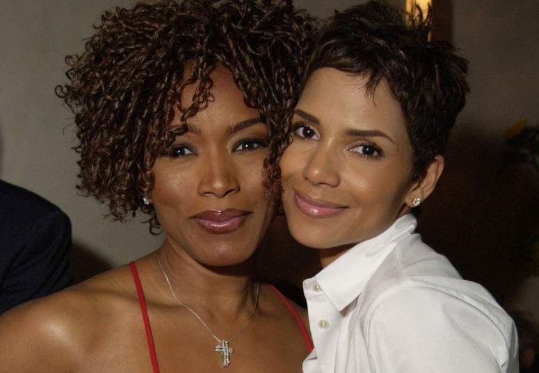 Angela Bassett with Halle Berry