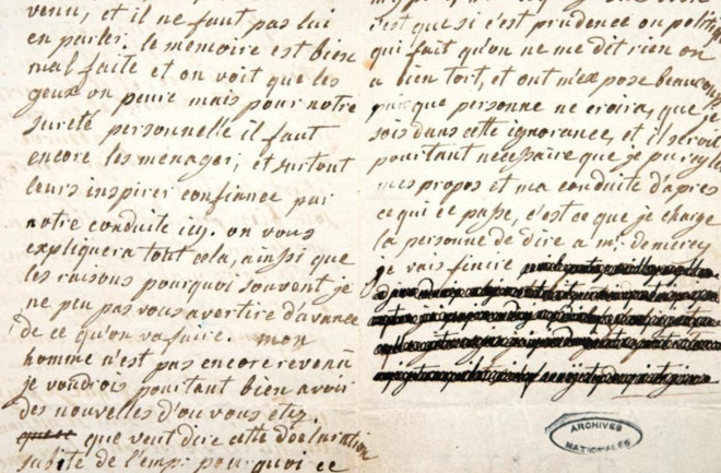 Marie Antoinette's letters to her Count