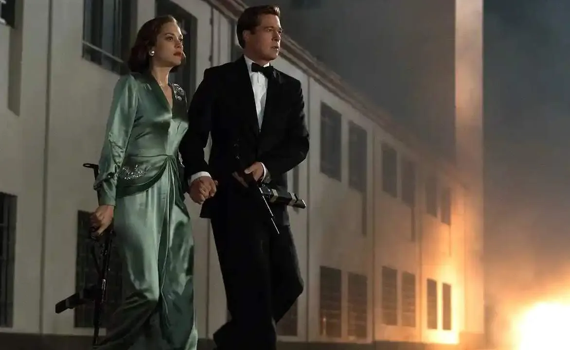 Allied (2016): Pitt stars as a Canadian officer whose wife (Marion Cotillard) may be a German spy