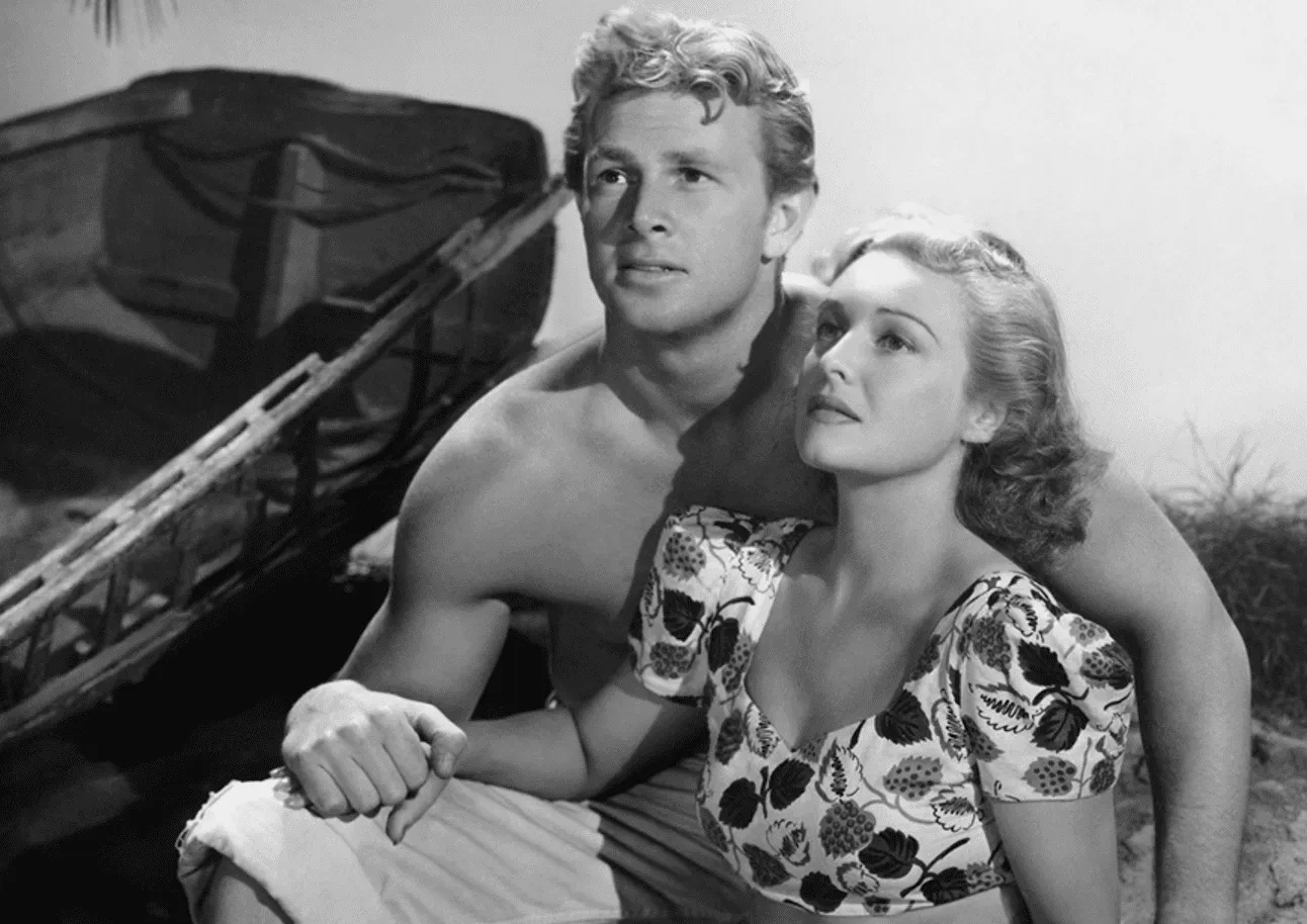 Sterling Hayden with his actress wife Madeline Carroll