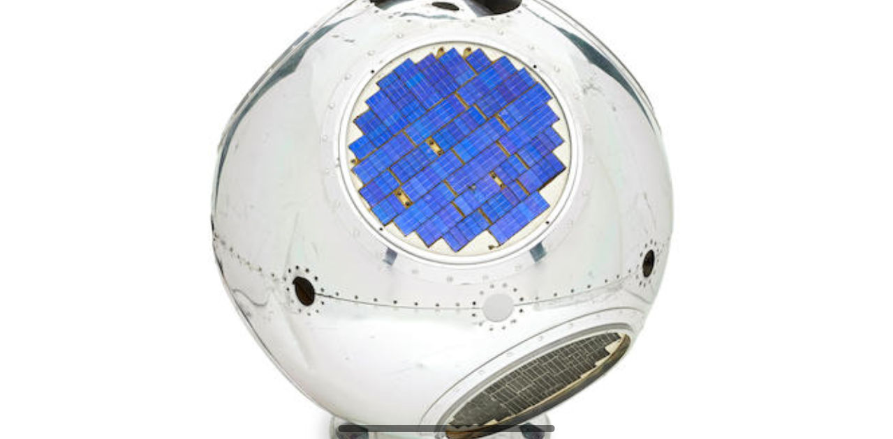 SOLRAD 1: model of the world’s first intelligence satellite, part of the SPYSCAPE collection