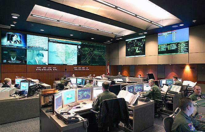 Norad communication center