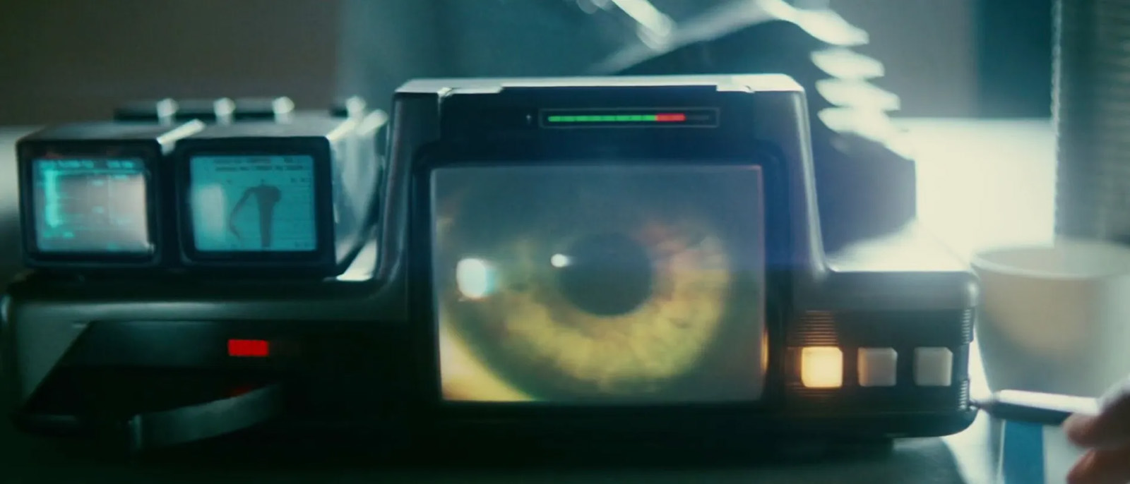 A Voight-Kampff machine from Blade Runner: great at spotting androids, useless for chatbots.