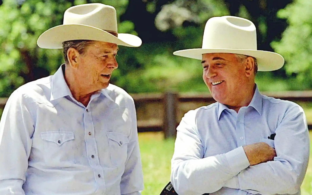 Ronald Reagan and Gorbachov
