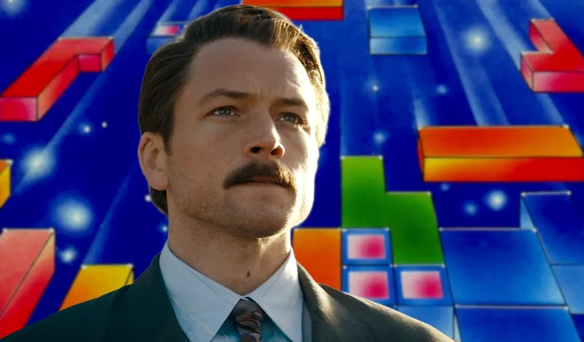 Taron Egerton stars in Tetris