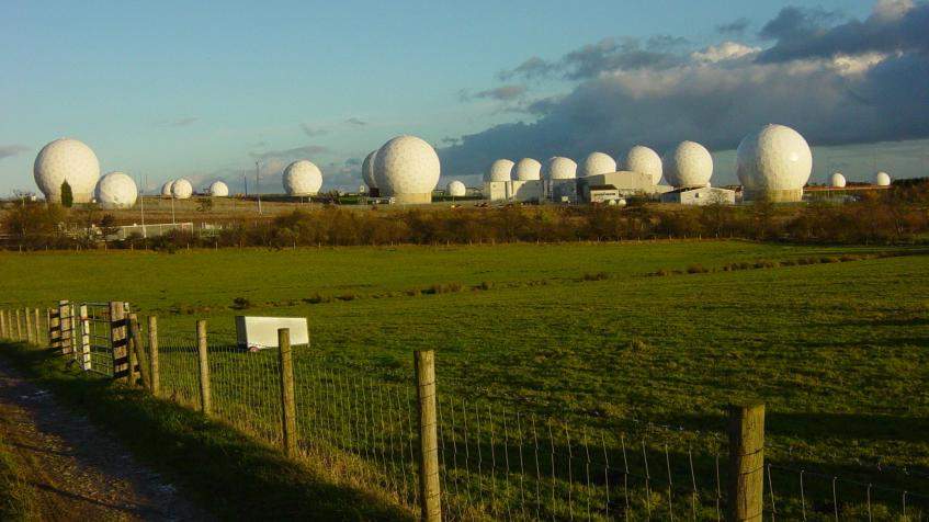 Menwith Hill listening post for the NSA in England