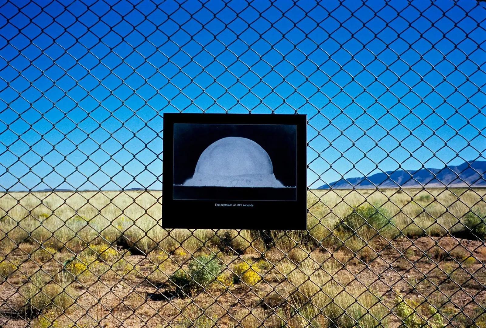 New Mexico atom bomb test site