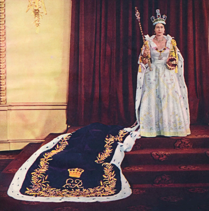 Portrait of Queen Elizabeth II at her Coronation
