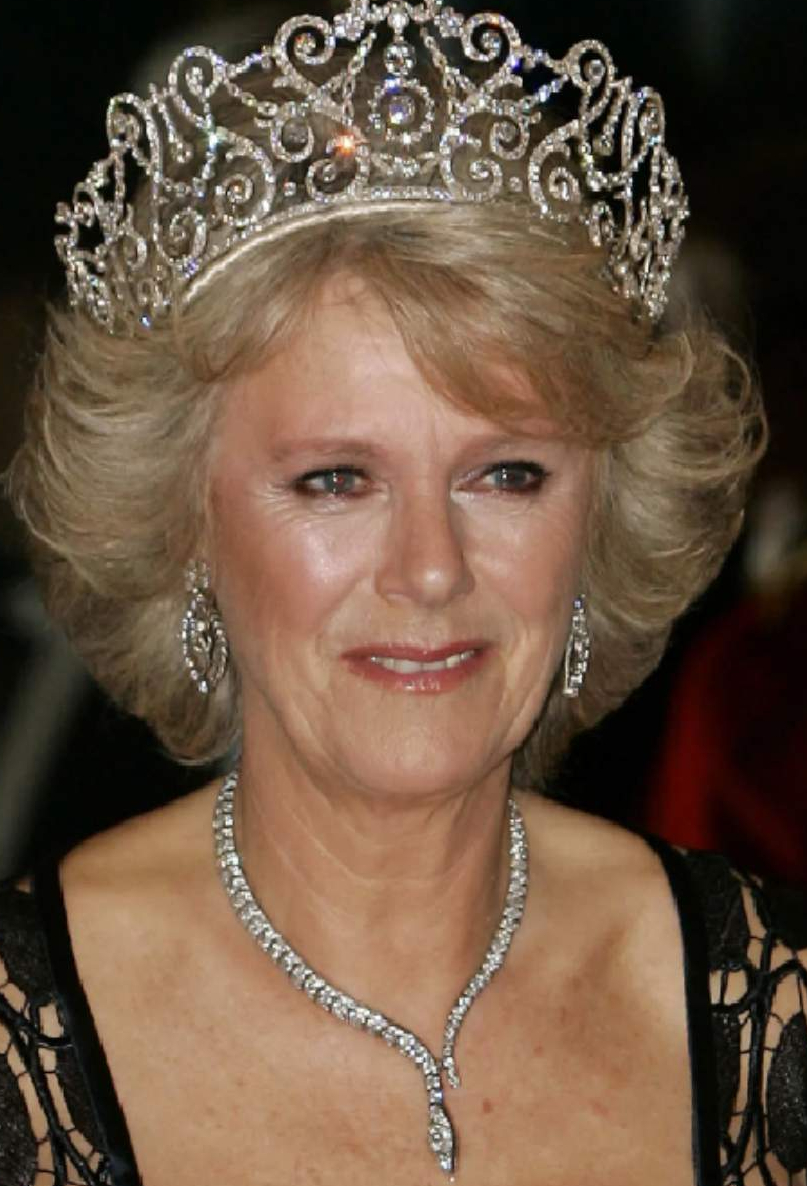 Queen Camilla wearing the Delhi Durbar