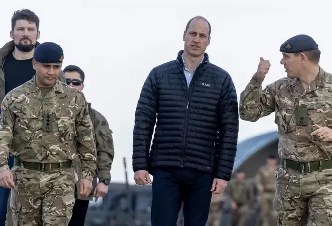 Prince William in Poland discussing the war in Ukraine