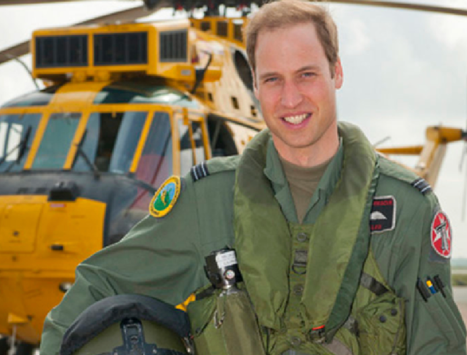 Prince William, Helicopter Pilot