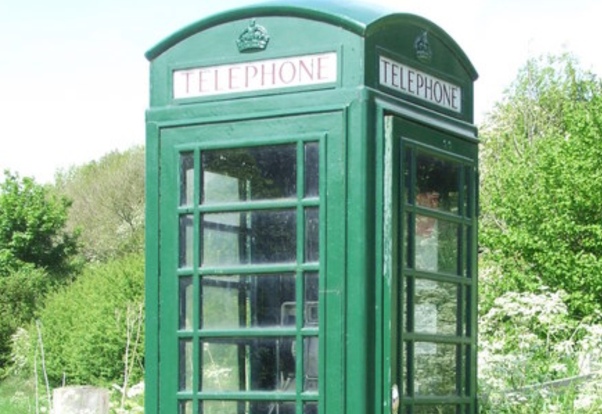 Dublin phone booth for geocache