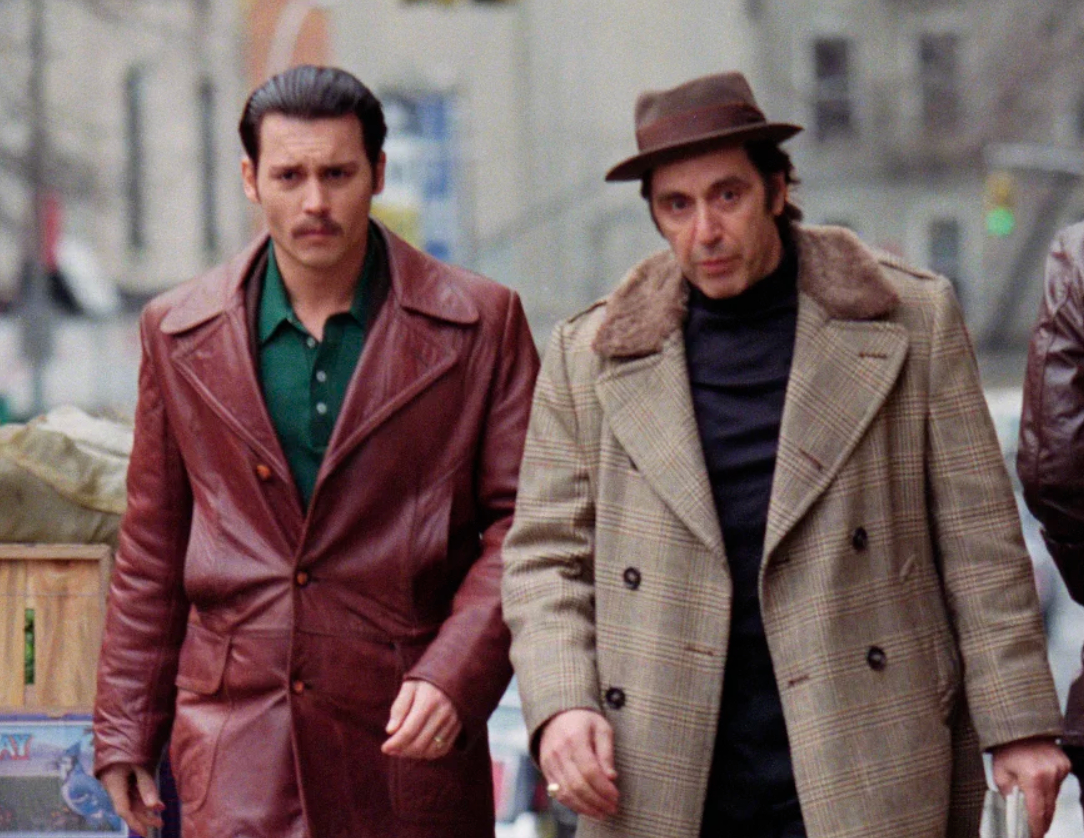 Johnny Depp and Al Pacino in Donnie Brasco