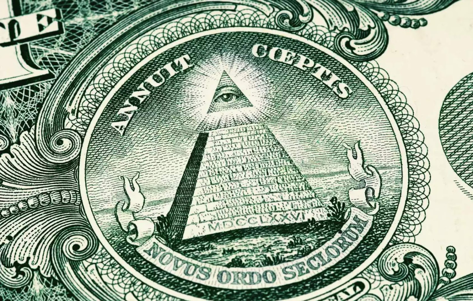 The US Dollar bill has the all-seeing eye
