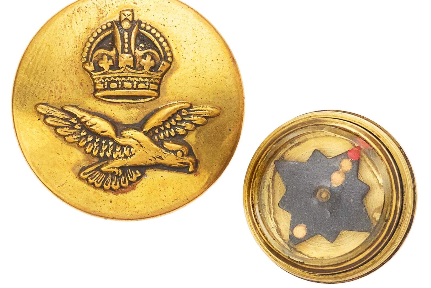 RAF Button Compass